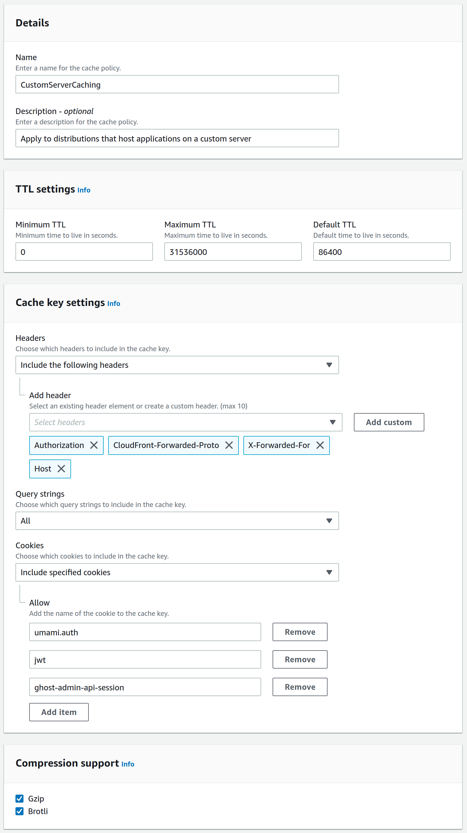 CloudFront in front of your application