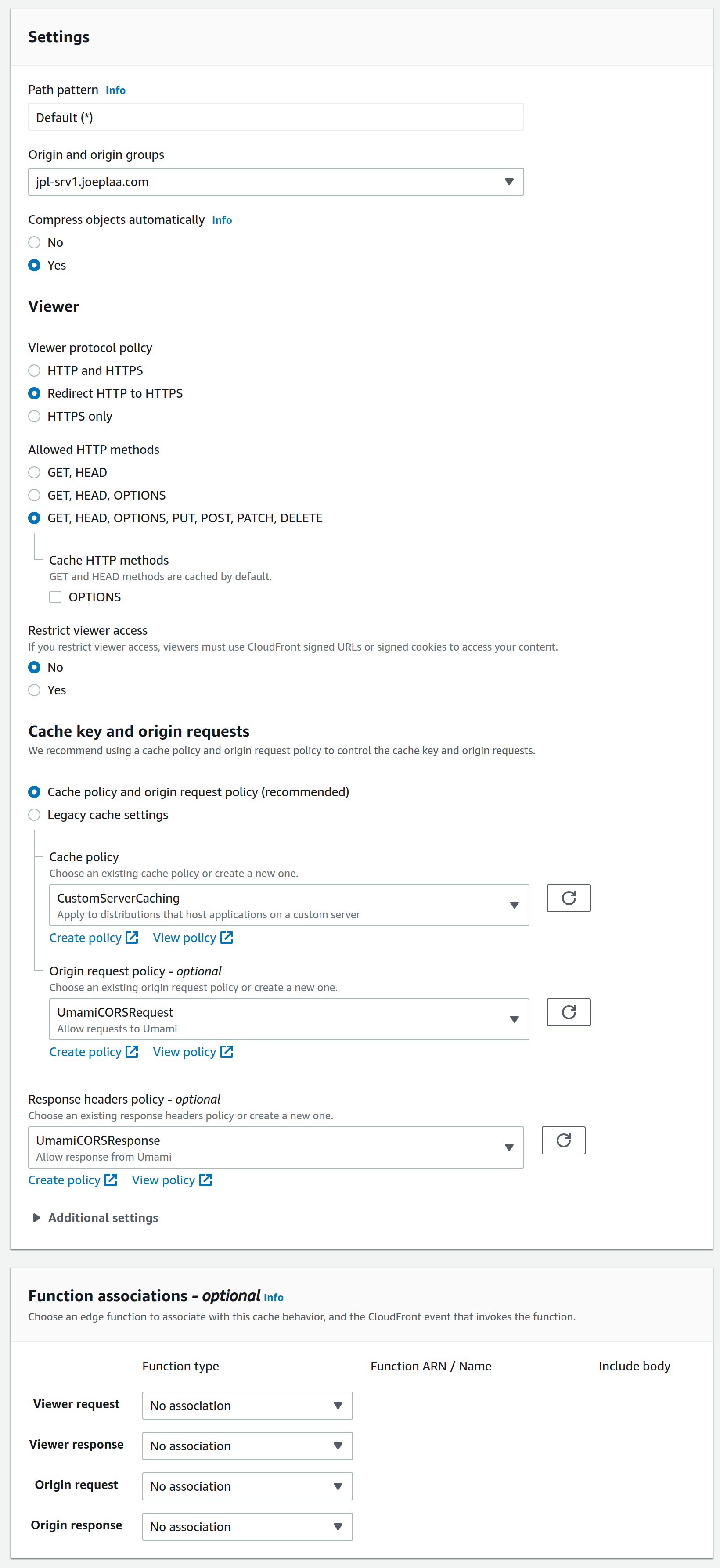 CloudFront in front of your application