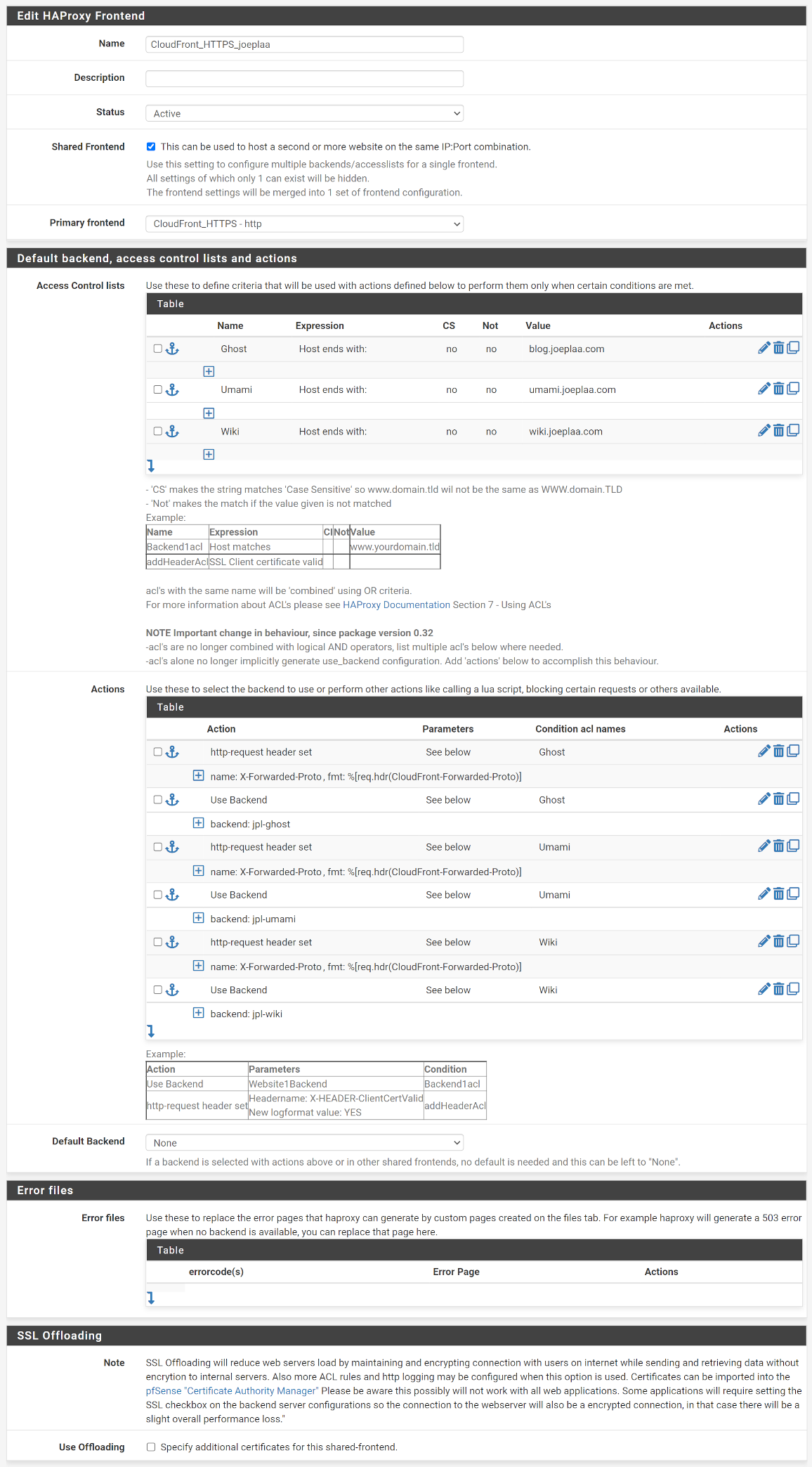 CloudFront in front of your application