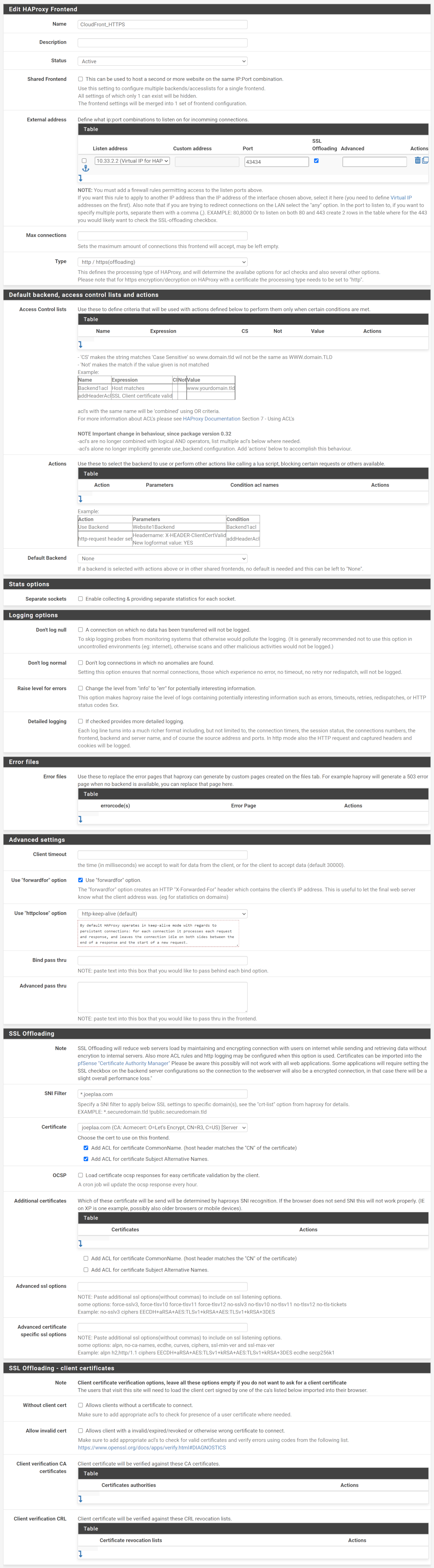 CloudFront in front of your application