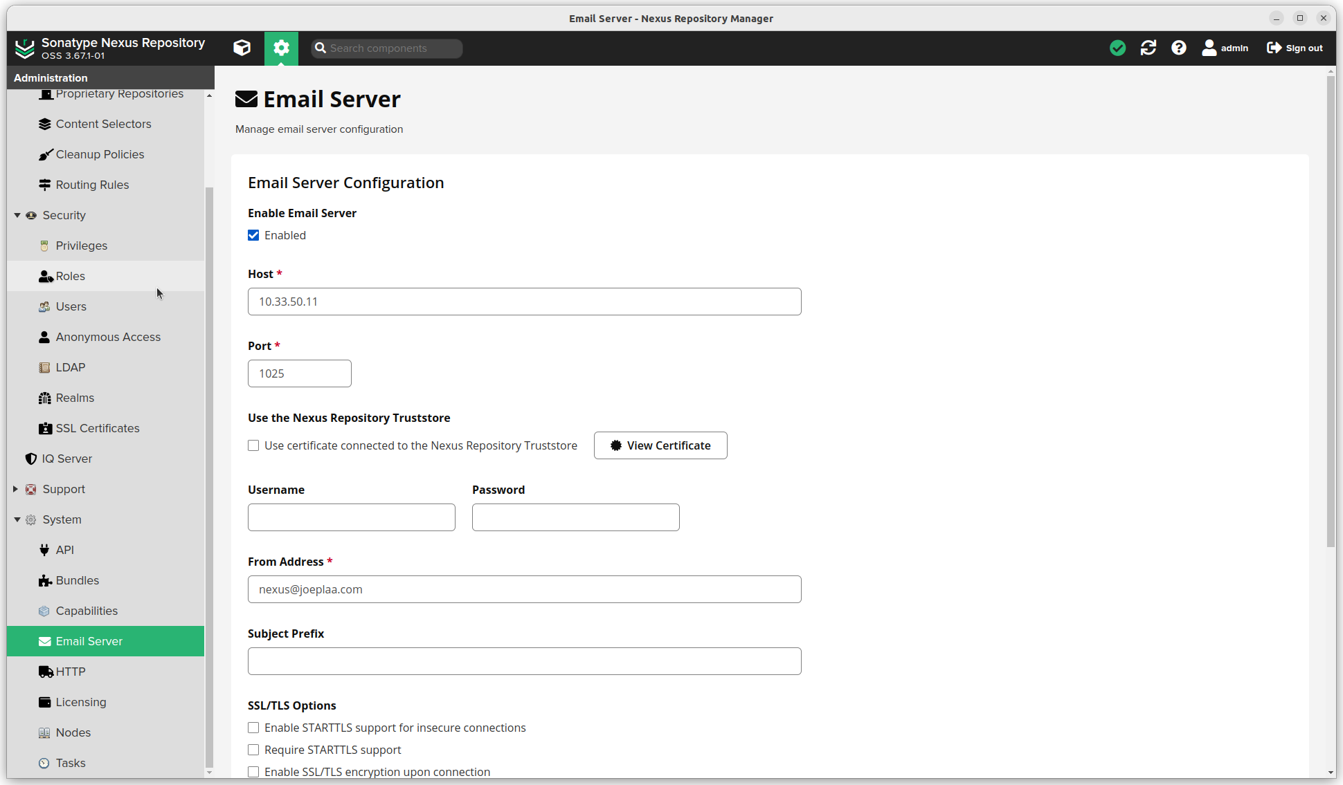 Self-hosted Sonatype Nexus repository OSS