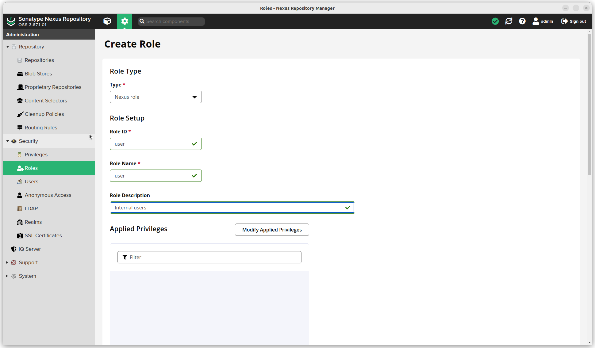 Self-hosted Sonatype Nexus repository OSS